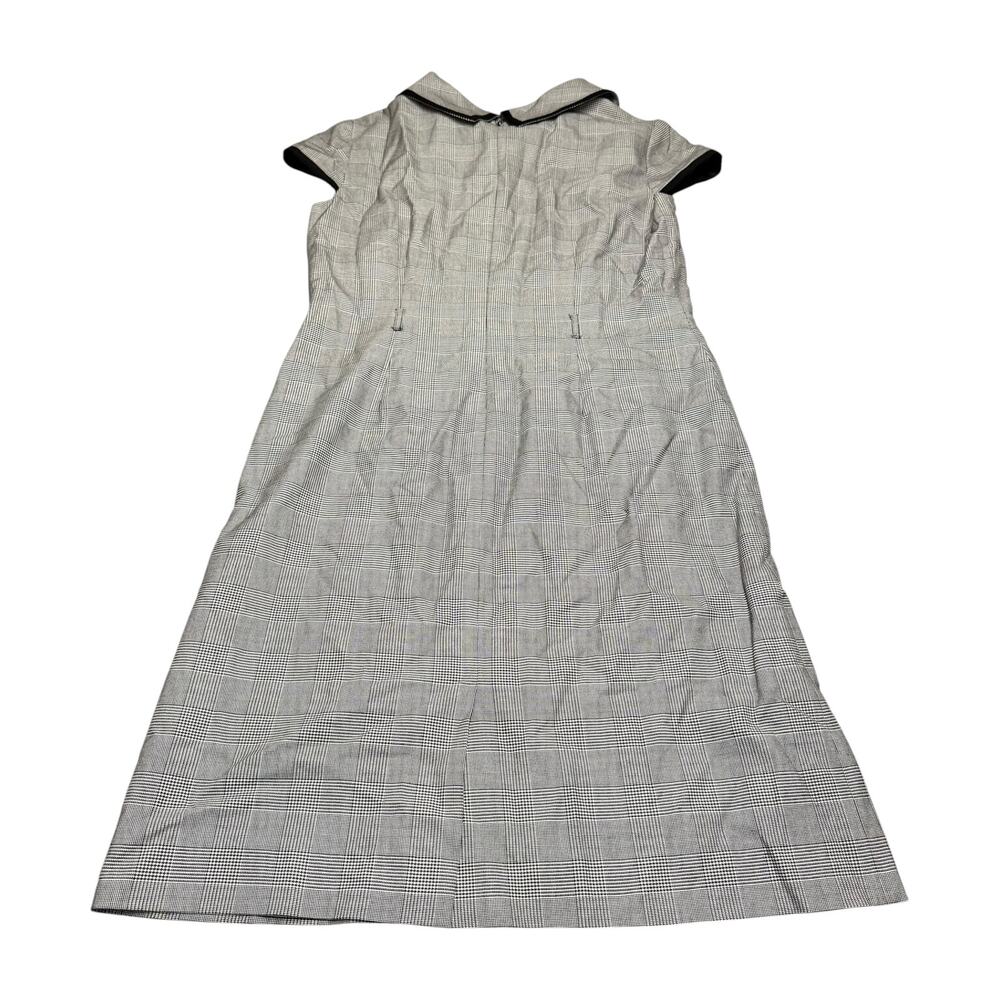 Tahari Arthur S Levine Plaid Dress Size 10 - Picture 3 of 10